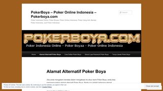 
                            6. Alamat Alternatif Poker Boya | PokerBoya – Poker Online Indonesia ...