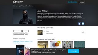 
                            11. Alan Walker - Canciones y álbumes : Napster