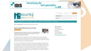 
                            11. Alarmcentrale G4S start met Live View | Security-Online