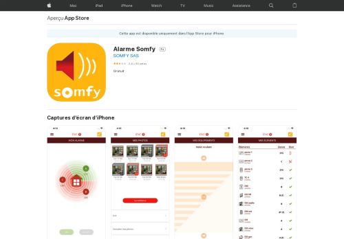 
                            11. Alarme Somfy dans l'App Store - iTunes - Apple