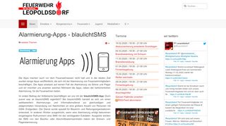 
                            8. Alarmierung-Apps - blaulichtSMS - Freiwillige Feuerwehr Leopoldsdorf