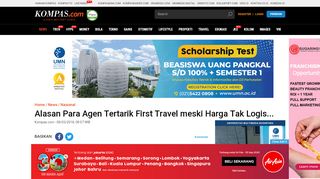 
                            2. Alasan Para Agen Tertarik First Travel meski Harga Tak Logis ...