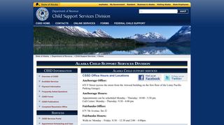 
                            13. Alaska Child Support Services Division