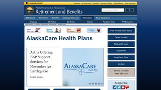 
                            11. AlaskaCare Health Plans | Division of Retirement and Benefits