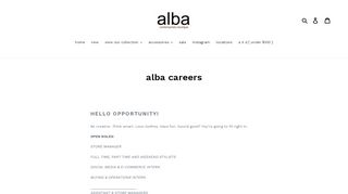 
                            13. alba careers – alba boutique