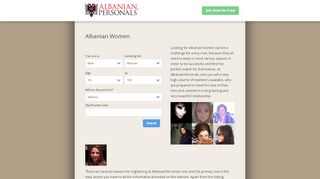 
                            5. Albanian Women - Albanian singles