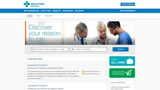 
                            1. Alberta Health Services Careers - Jobs