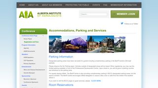 
                            9. Alberta Institute of Agrologist - Accomodations, Parking and Services