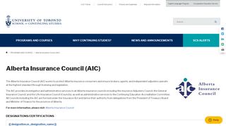 
                            5. Alberta Insurance Council (AIC) | School of Continuing Studies ...
