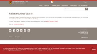 
                            8. Alberta Insurance Council | University of Calgary Continuing Education