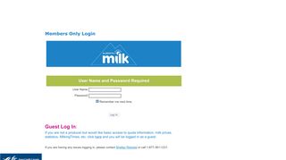 
                            6. Alberta Milk :: Members Only Login