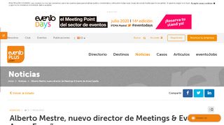 
                            11. Alberto Mestre, nuevo director de Meetings & Events de Amex España