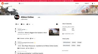 
                            8. Albion Online - Reddit