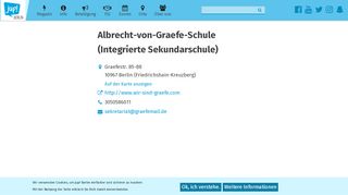 
                            6. Albrecht-von-Graefe-Schule (Integrierte Sekundarschule) - jup! Berlin