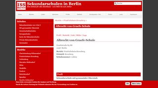 
                            5. Albrecht-von-Graefe-Schule | Sekundarschulen in Berlin
