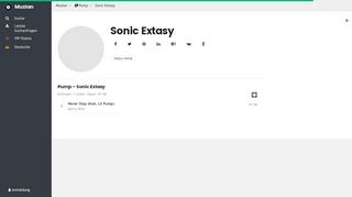 
                            13. Album Sonic Extasy von Pump | de | Muzlan
