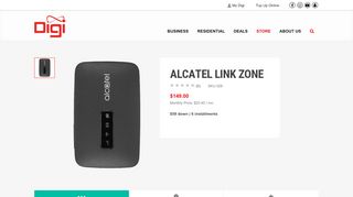 
                            9. Alcatel Link Zone | Devices | DigiCell Mobile Service Provider