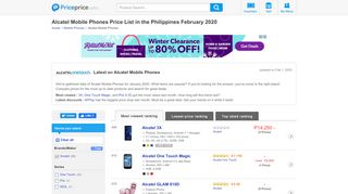 
                            13. Alcatel Mobile Phones Price List in the Philippines February 2019 ...