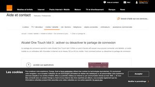 
                            4. Alcatel One Touch Idol 3 : activer ou désactiver le partage de ...