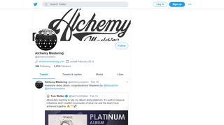 
                            13. Alchemy Mastering (@alchemymasters) | Twitter