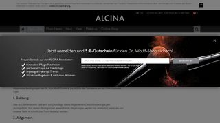 
                            3. ALCINA | AGB ALCINA Kosmetik Café