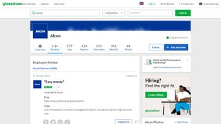 
                            7. Alcon - Easy money | Glassdoor.co.uk