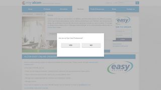 
                            3. ALCON EASY ONLINE ORDERING - MyAlcon UK