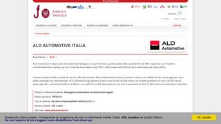 
                            5. ALD Automotive in Italia - Job Soul - Scheda Azienda