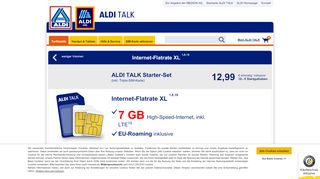 
                            5. ALDI TALK Internet-Flatrate XL günstig und flexibel | ALDI TALK