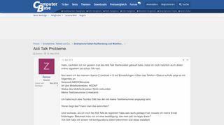 
                            6. Aldi Talk Probleme. | ComputerBase Forum