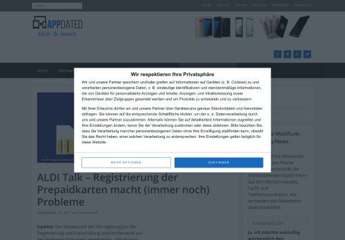 
                            4. ALDI Talk - Registrierung der Prepaidkarten macht (immer noch ...