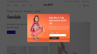 
                            8. Aldo Sandals | Shop Women's Sandals Online