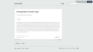 
                            10. aleksey34ht — biosagentplus member login