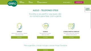 
                            13. Alelo Telefone – Centrais de Atendimento a Empresa e Equipe