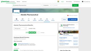 
                            5. Alembic Pharmaceutical Employee Benefits and Perks | Glassdoor ...