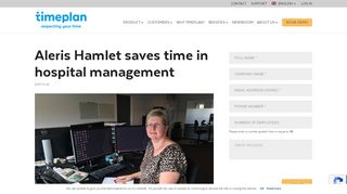 
                            11. Aleris Hamlet saves time in hospital management | TimePlan Software