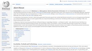 
                            12. Alert-Dienst – Wikipedia
