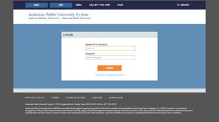 
                            2. alert - Login - American Public University System