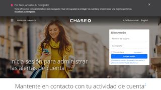 
                            12. Alertas de cuenta de Chase | Personal Banking | Chase - Chase.com