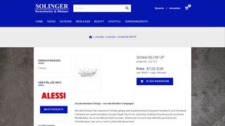
                            5. Alessi - Schale BLOW UP - Solinger Onlineshop - Küche Tisch ...