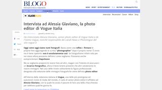 
                            10. Alessia Glaviano | intervista - ClickBlog