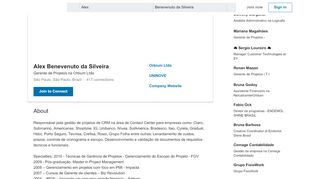 
                            11. Alex Benevenuto da Silveira - Gerente de Projetos - Orbium Ltda ...