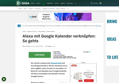 
                            4. Alexa mit Google Kalender verknüpfen: So gehts – GIGA