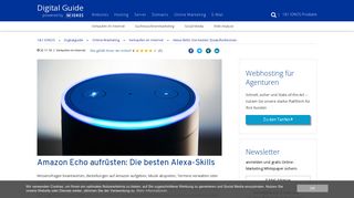 
                            9. Alexa Skills: Die besten Zusatzfunktionen für Amazon-Echo - 1&1 IONOS