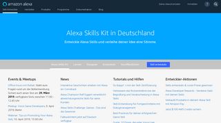 
                            3. Alexa Skills Kit in Deutschland (DE) - Amazon Alexa