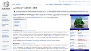 
                            11. Alexander von Humboldt II – Wikipedia