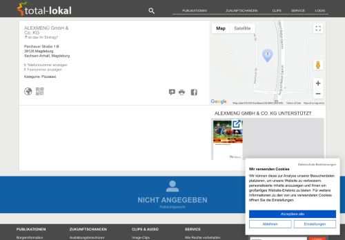 
                            5. ALEXMENÜ GmbH & Co. KG - Total Lokal