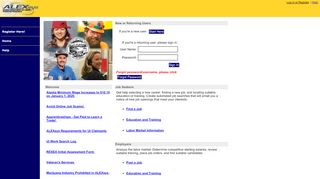 
                            11. ALEXsys - The Alaska Labor Exchange System - Home