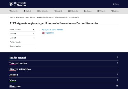 
                            7. ALFA Agenzia regionale per il lavoro la formazione e l'accreditamento ...