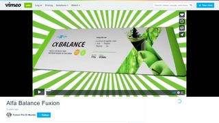 
                            11. Alfa Balance Fuxion on Vimeo